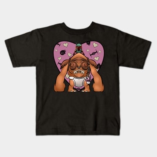 Valentines Chibi Rancor Kids T-Shirt